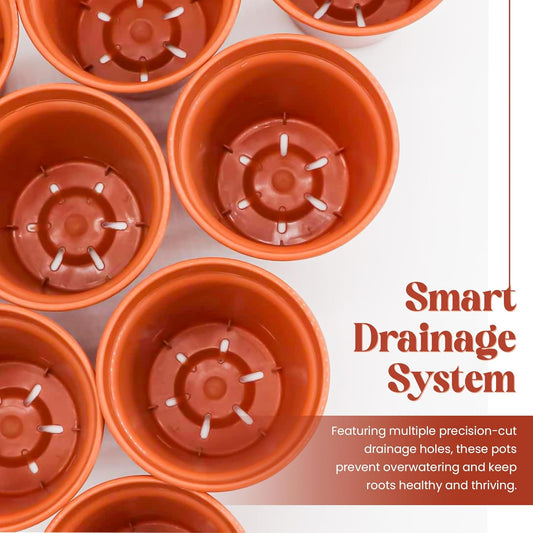 Terracotta Plant Pots - 12.7, 5 pcs