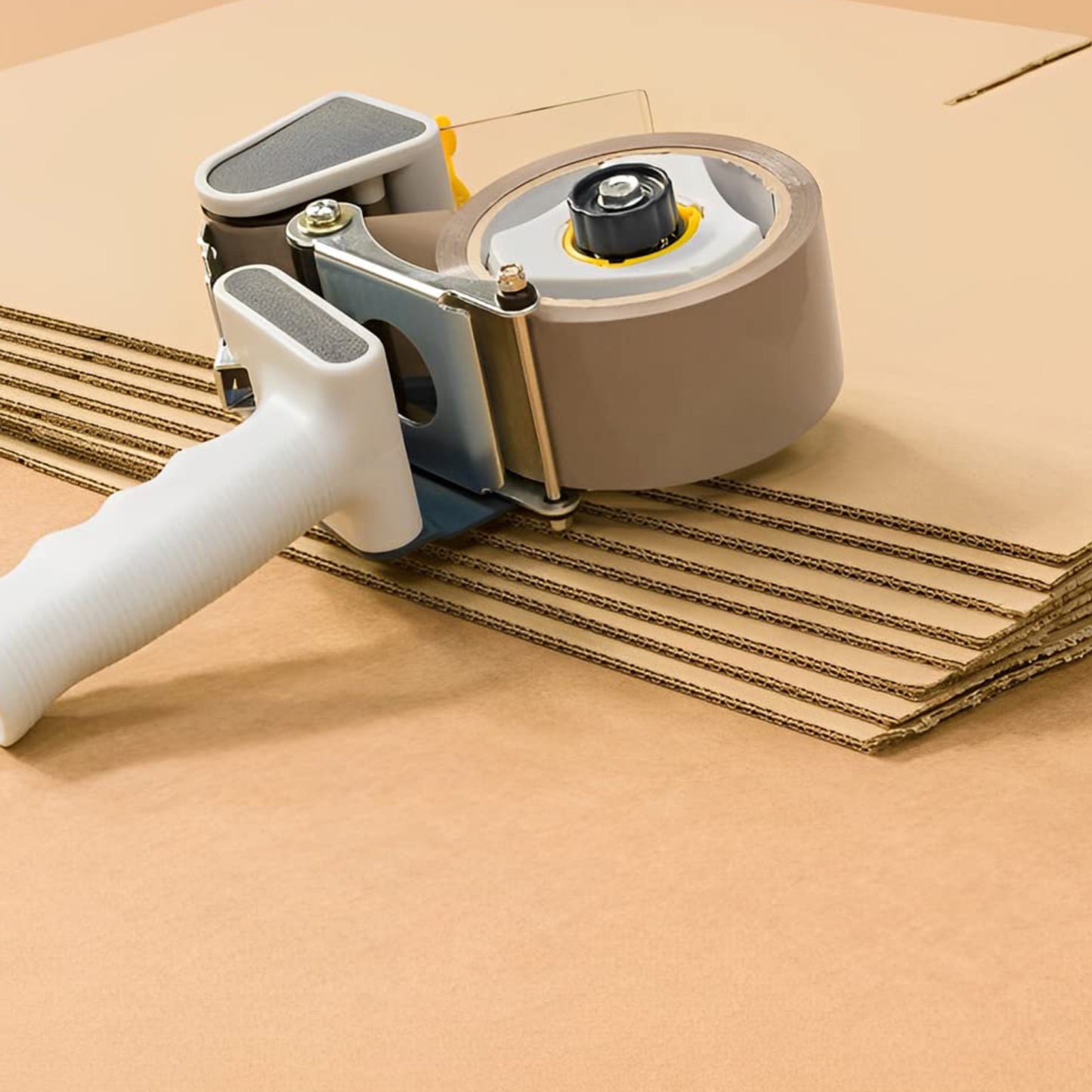 Brown Packaging Tape Rolls - 6pcs