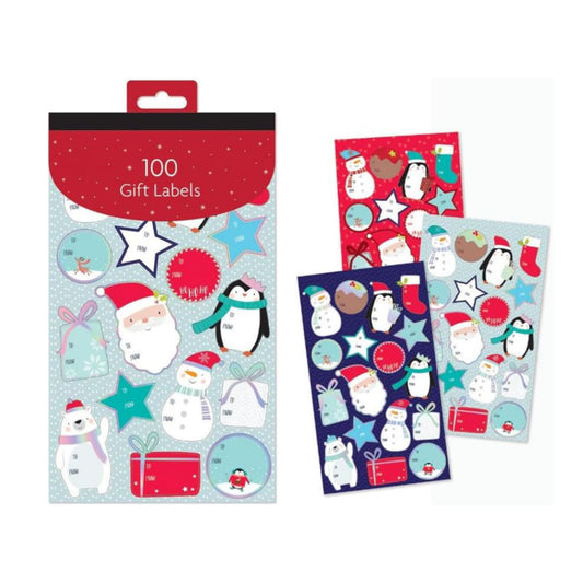 Christmas Labels Stickers Self-Adhesive