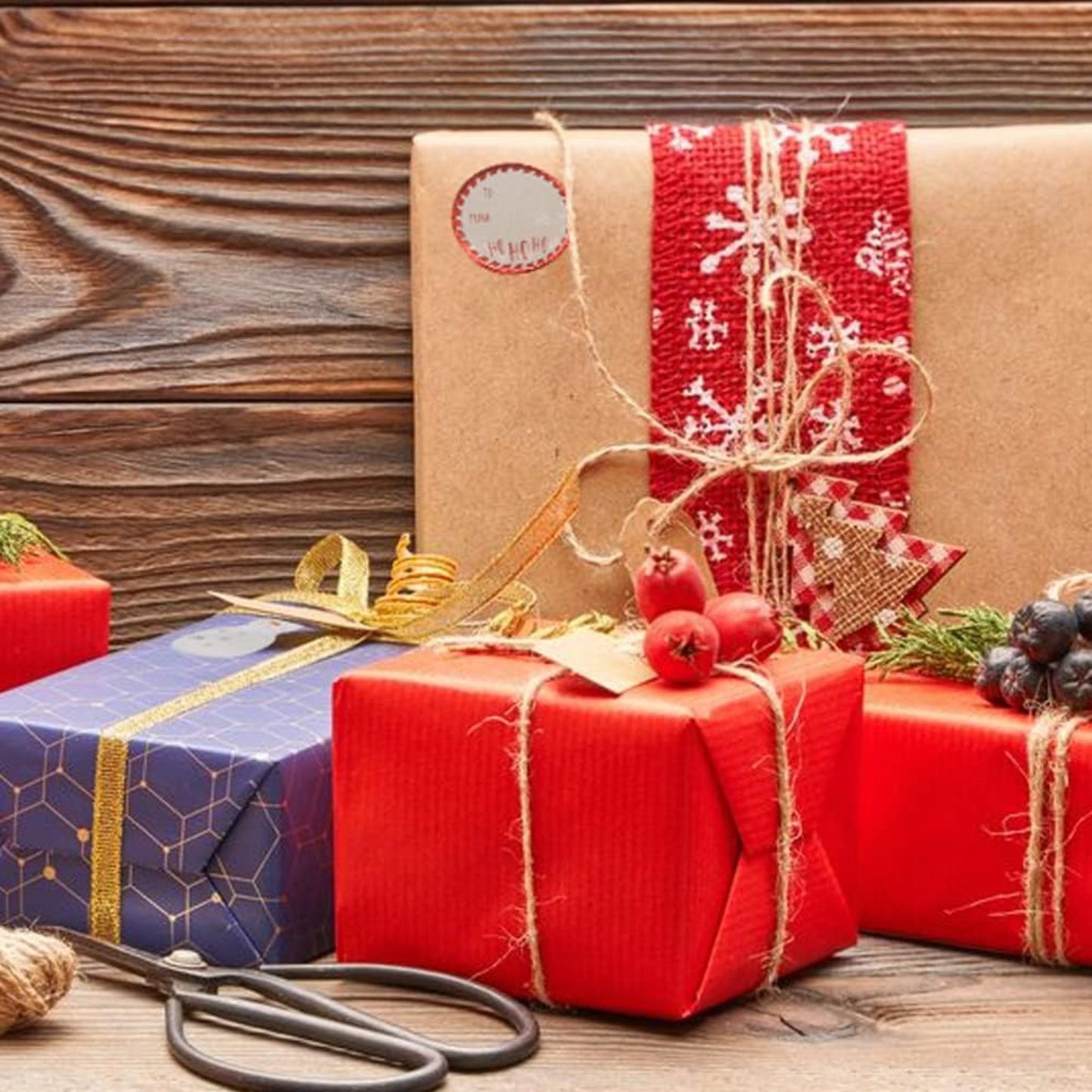 Christmas Labels Stickers Self-Adhesive