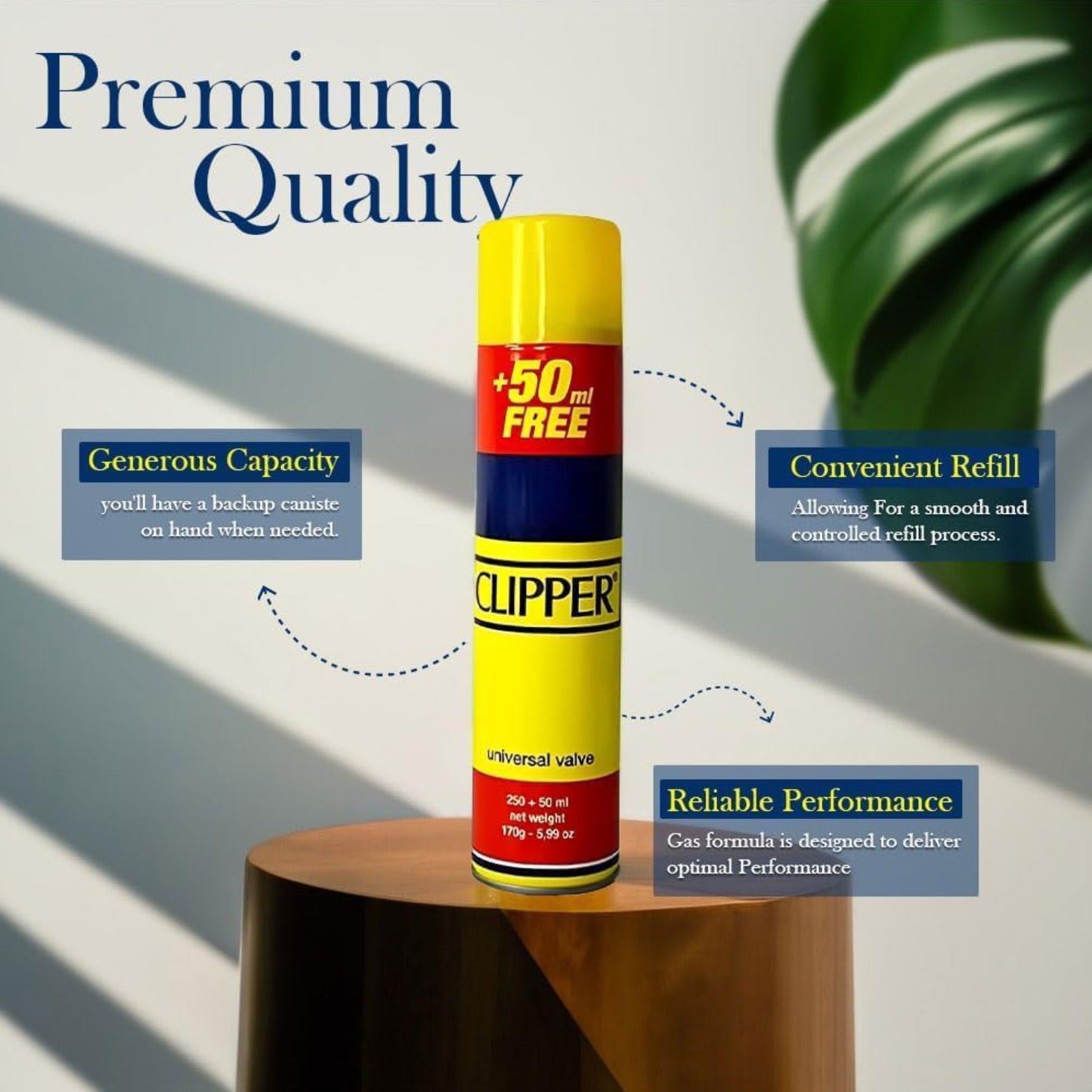 3 Clipper Gas 300ml + 1 Refillable BBQ Lighter