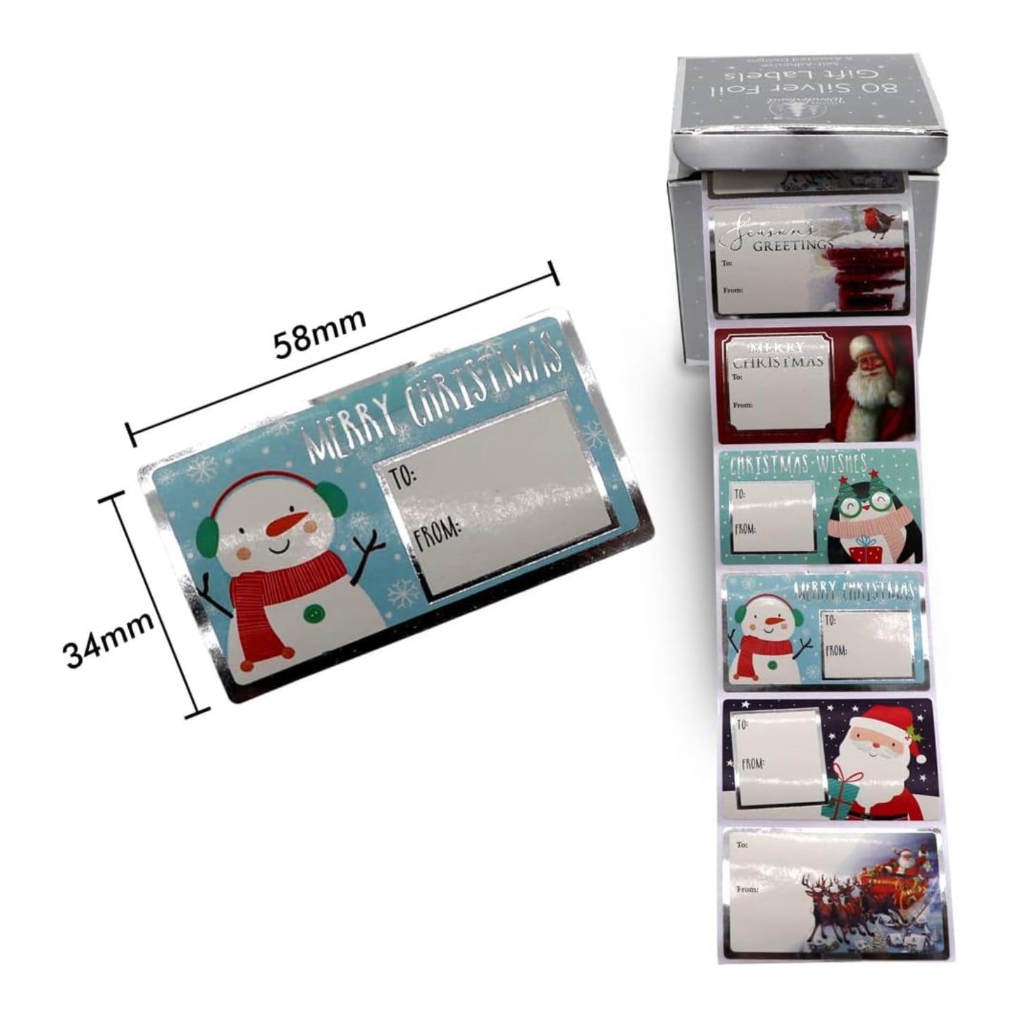 Christmas Labels Gift Tags