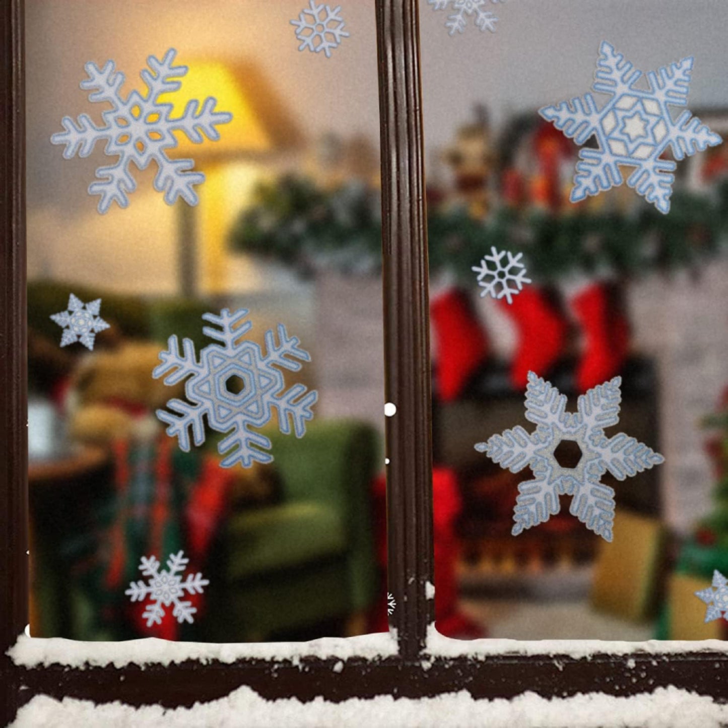 Christmas Window Snowflake Stickers