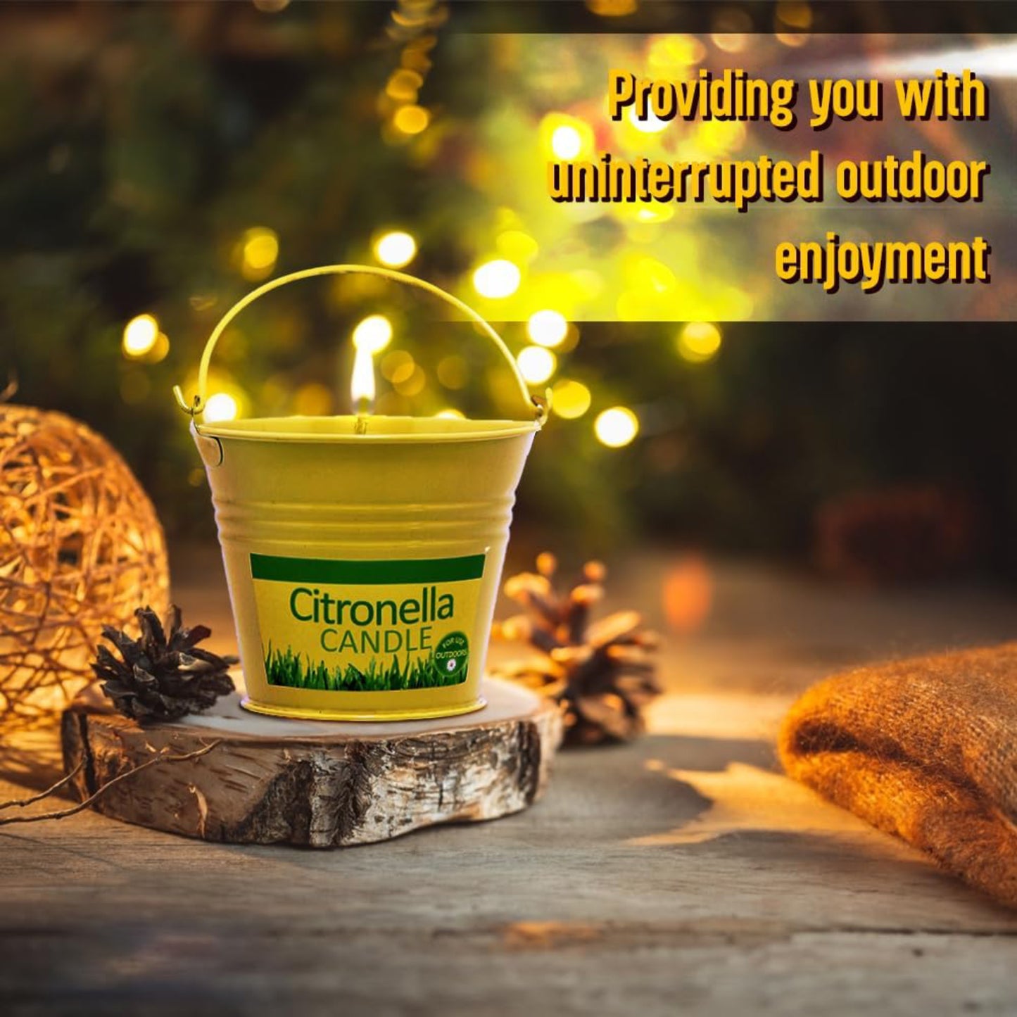 Citronella Bucket Candles