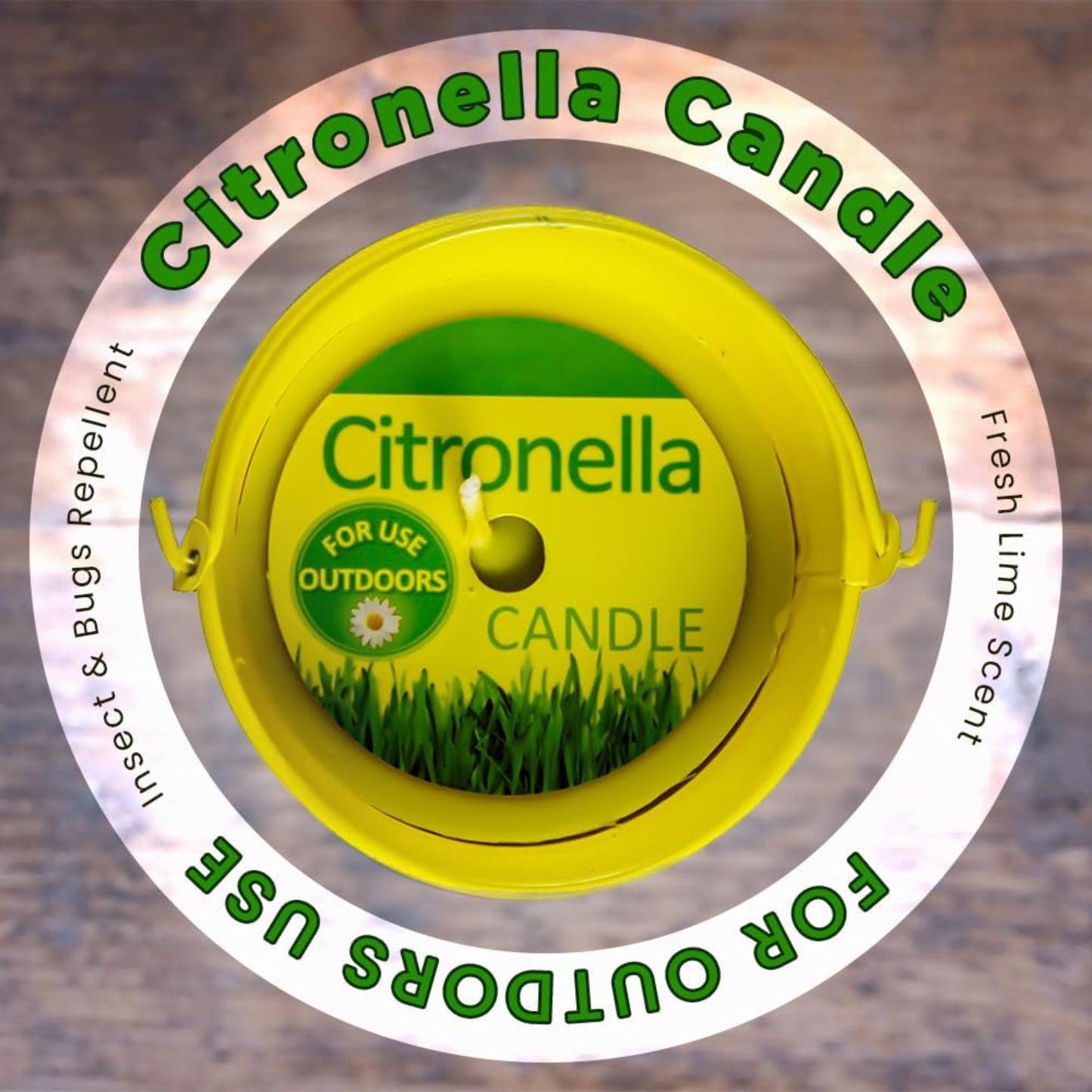 Citronella Bucket Candles