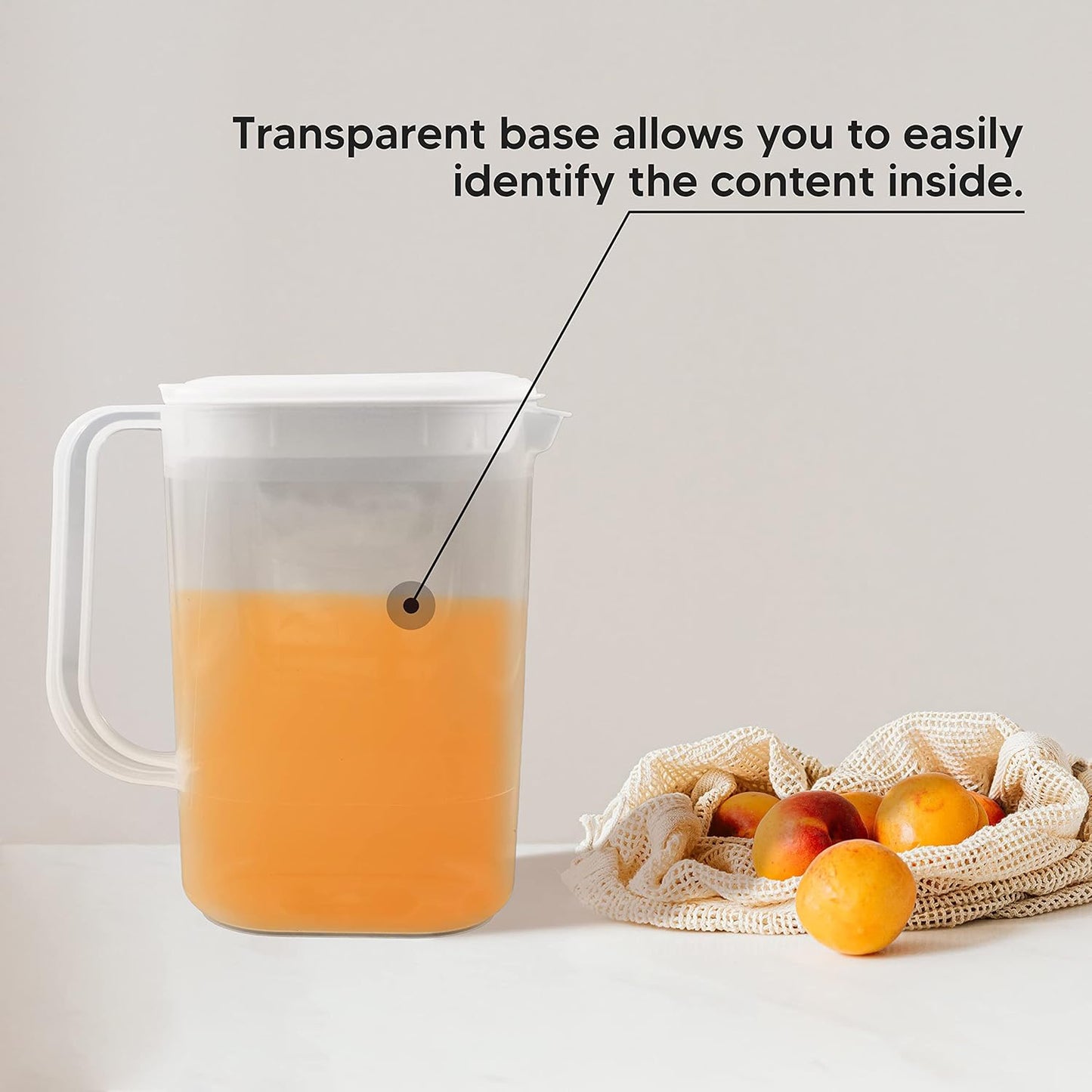 Fridge Door Jug with Handle