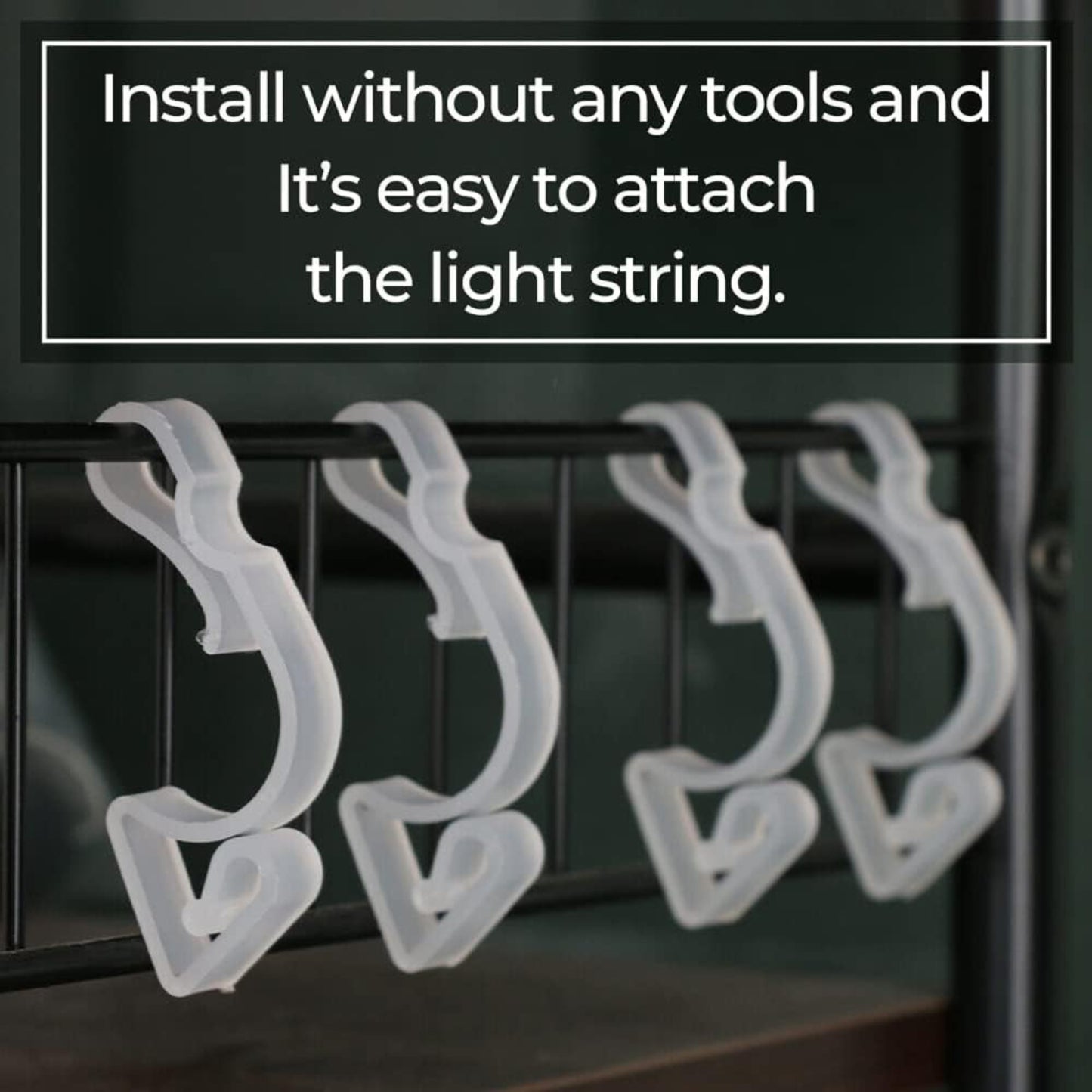 Giant Gutter Hooks Clear