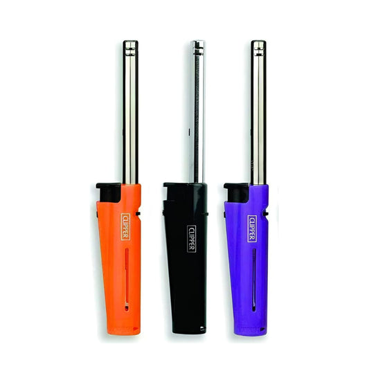 Lighters Long Refillable Clipper Tube Gas Lighters