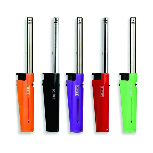 Lighters Long Refillable Clipper Tube Gas Lighters