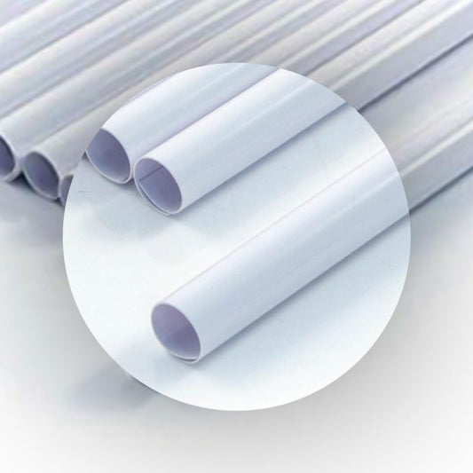 Radiator Pipe Covers Sleeves White