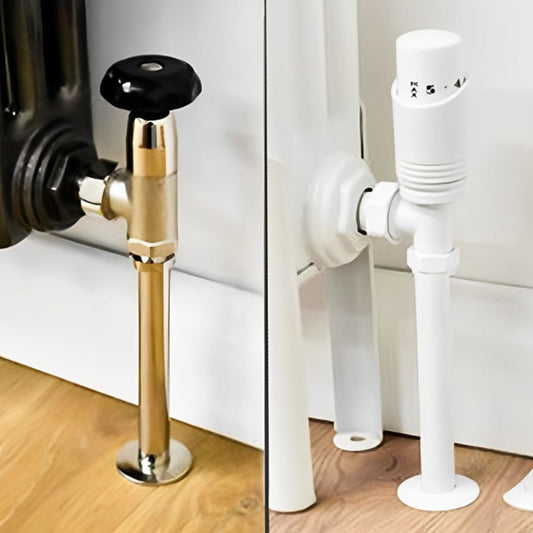 Radiator Pipe Covers Sleeves White