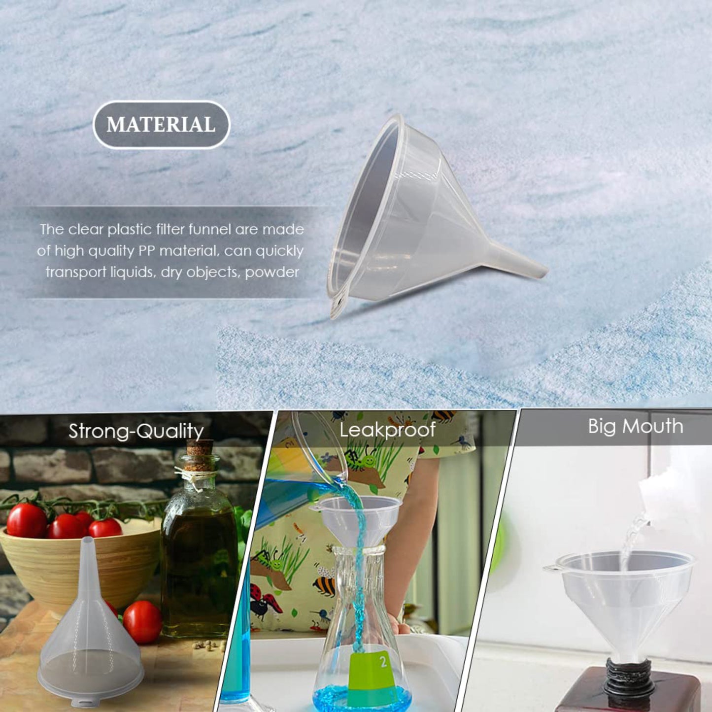 Plastic Filter Funnel For Home