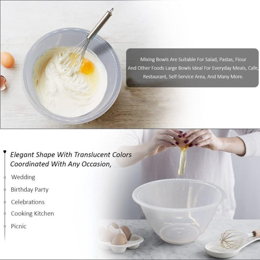 Plastic Kitchen Mixing Bowls