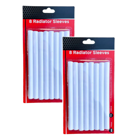 Radiator Pipe Covers Sleeves White