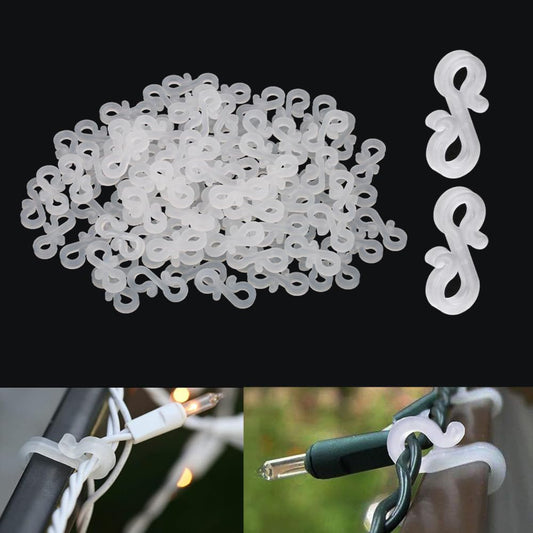 S Shaped Gutter Hooks White