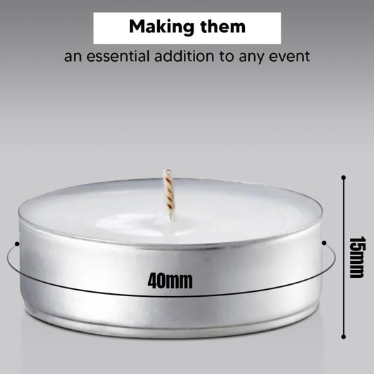 Tea Lights Candles 4 Hours Long