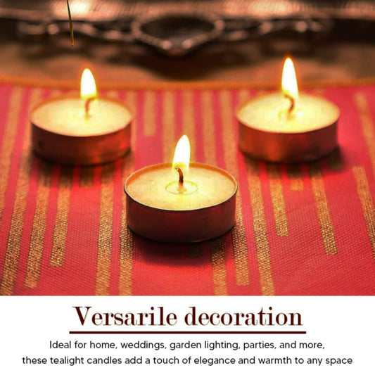 Tea Lights Candles 4 Hours Long