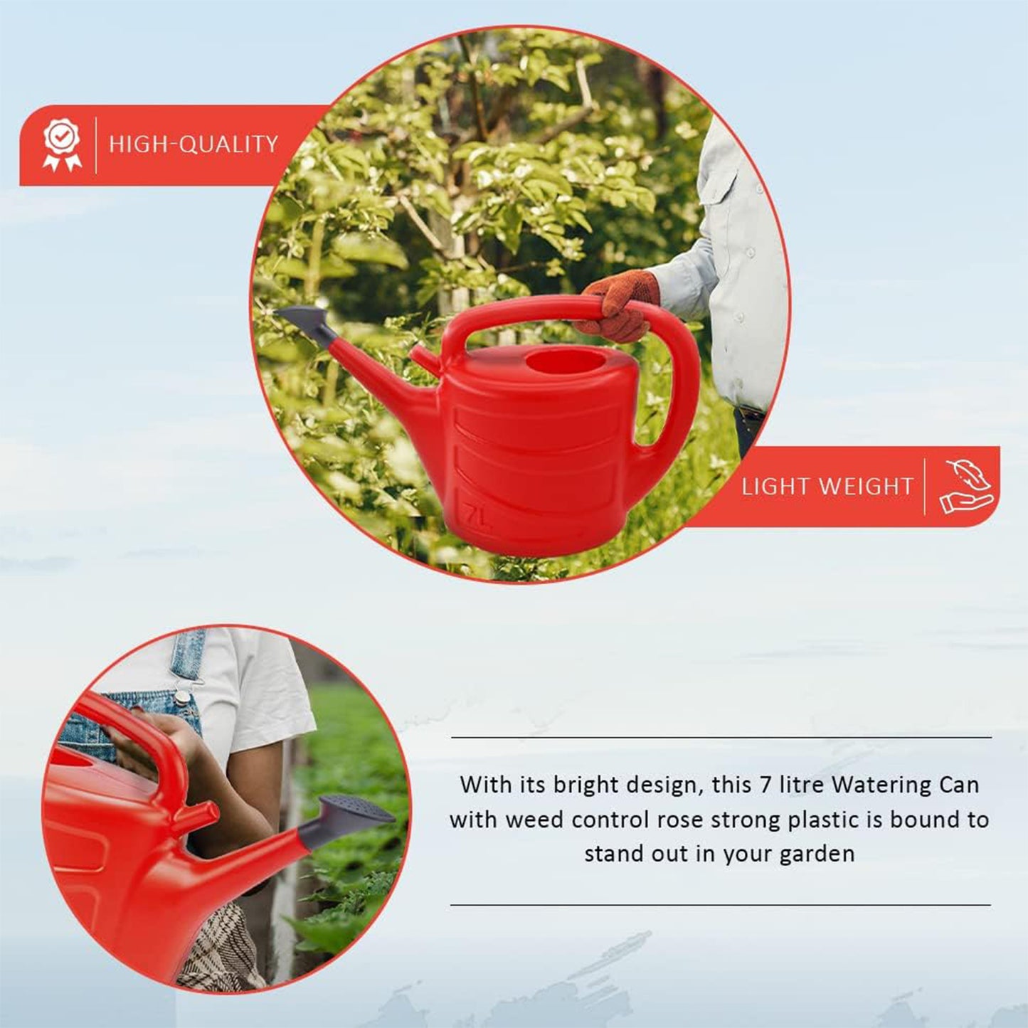 Watering Can with Rose Head
