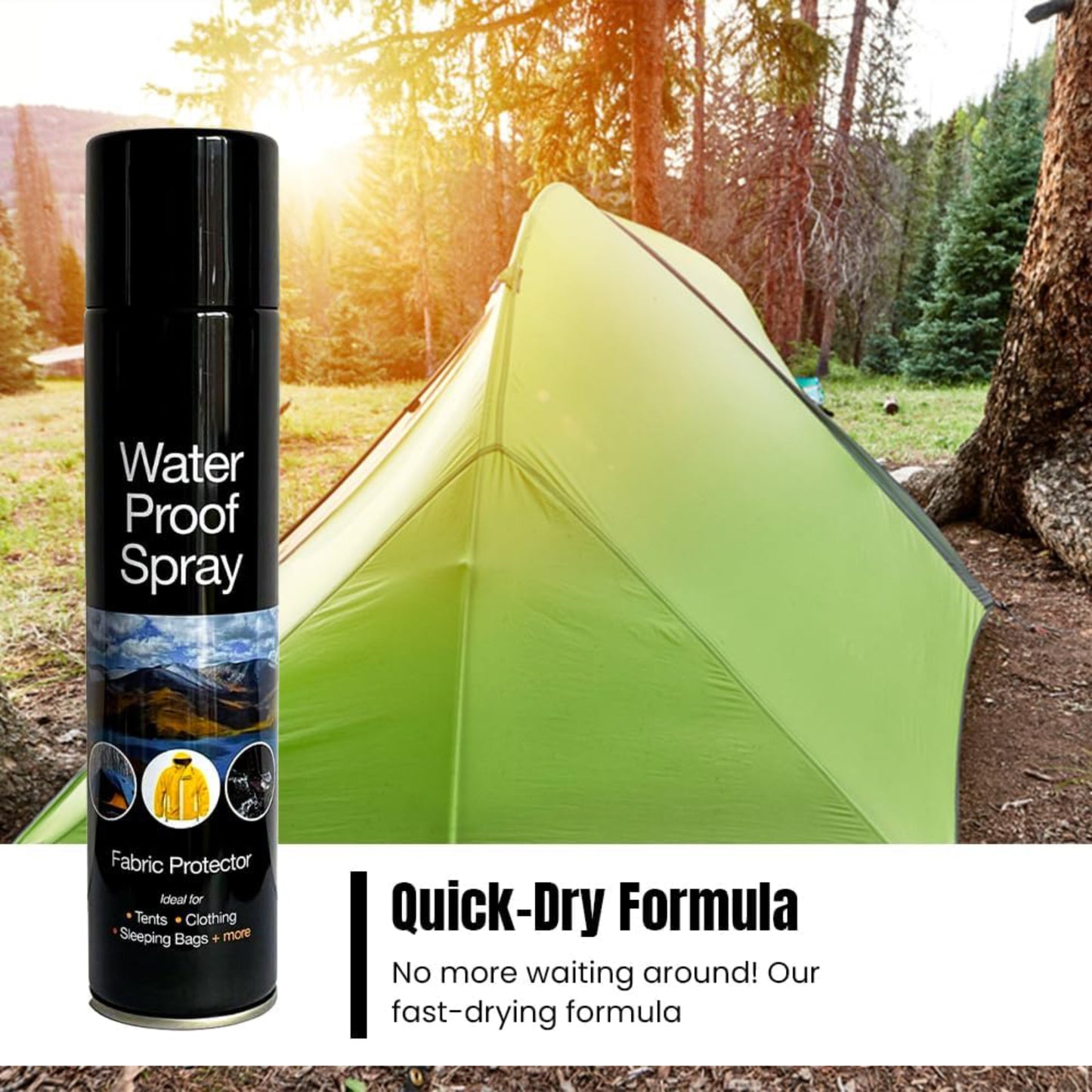 Waterproof Spray Fabric Protector for Tents