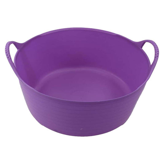 Shallow Tub With Double Handles - 15Ltr, Purple