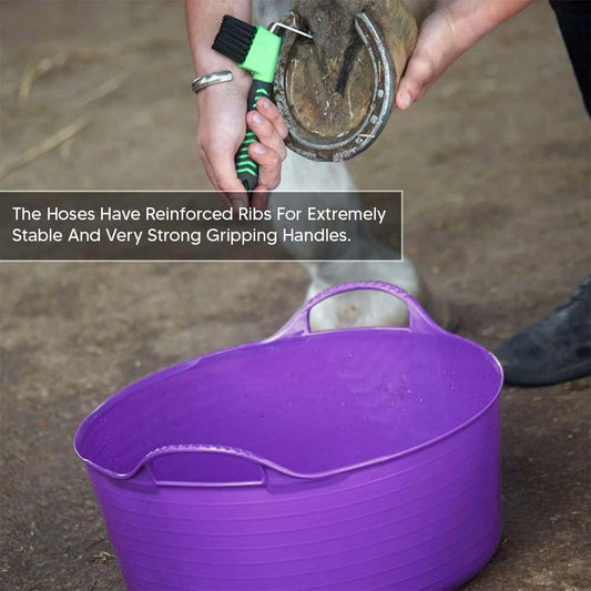 Shallow Tub With Double Handles - 15Ltr, Purple