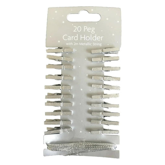 Wooden Peg Card Holders