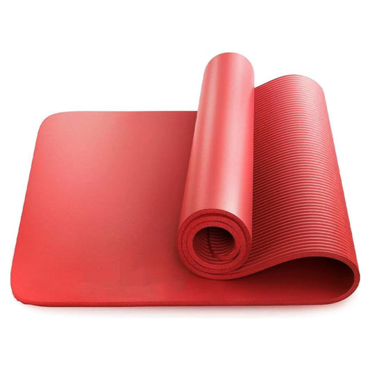 Yoga Mat Large & 10mm Thick Red
