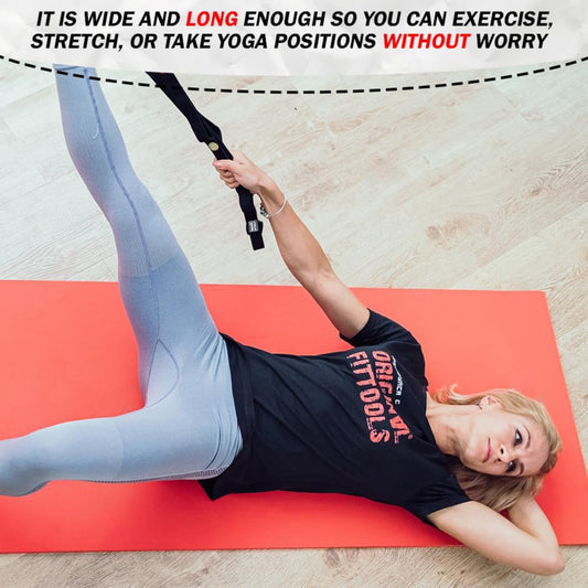 Yoga Mat Large & 10mm Thick Red