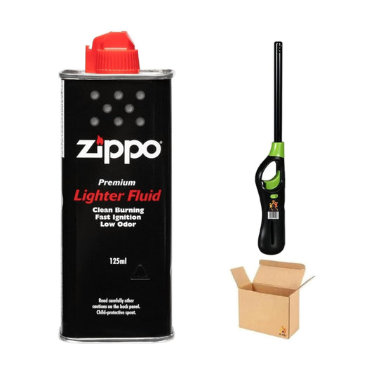 Ziippo 125ml Lighter Fluid with BBQ Lighter