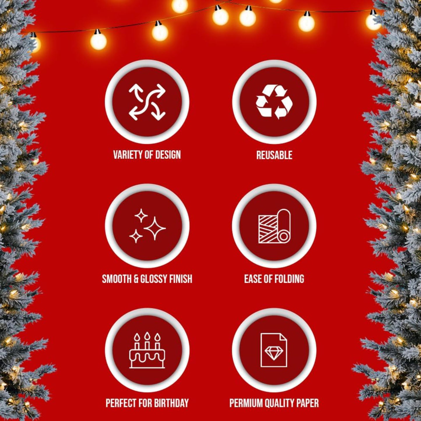 Christmas Wrapping Paper large Sheets