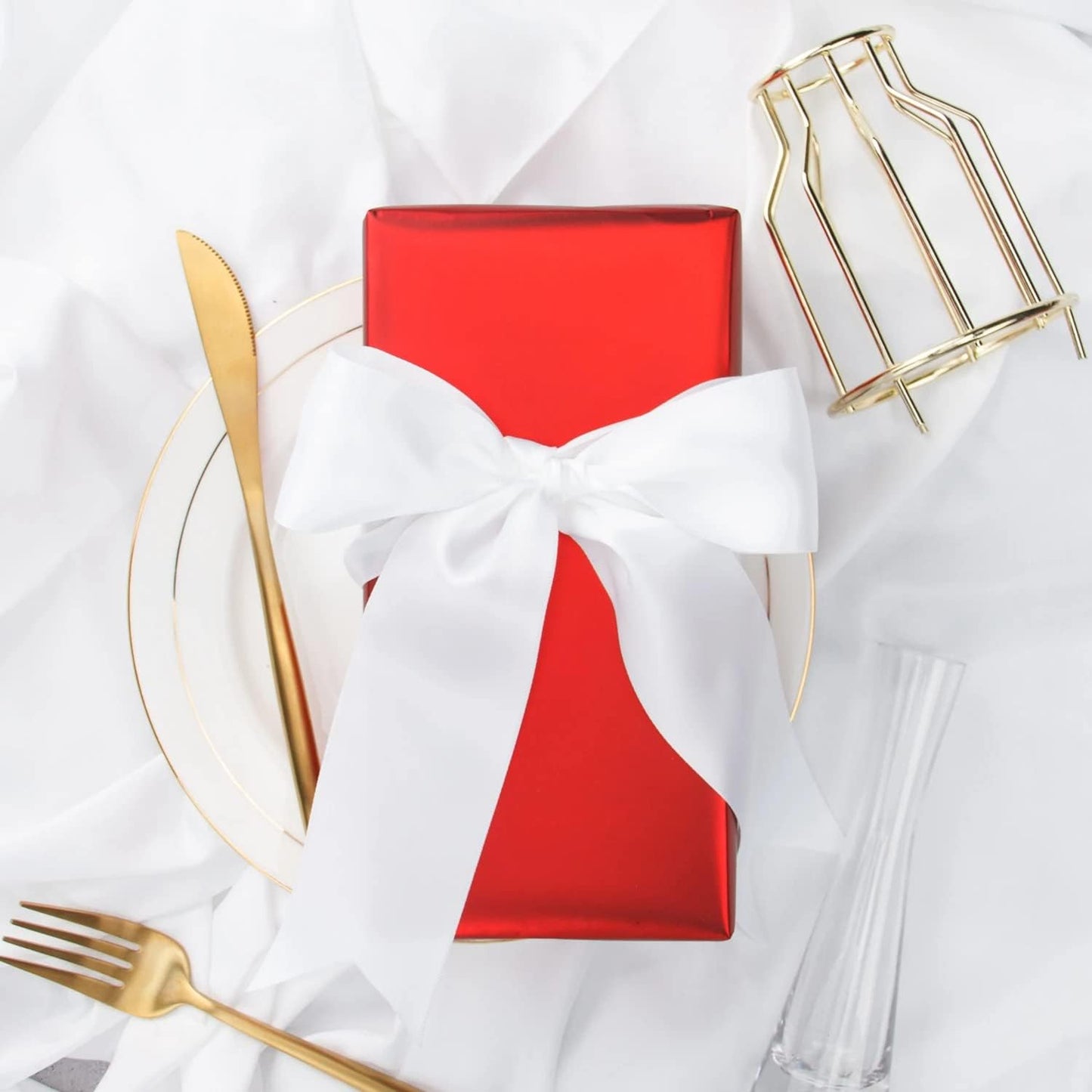 Christmas Metallic Foil Effect Wrapping Papers Rolls