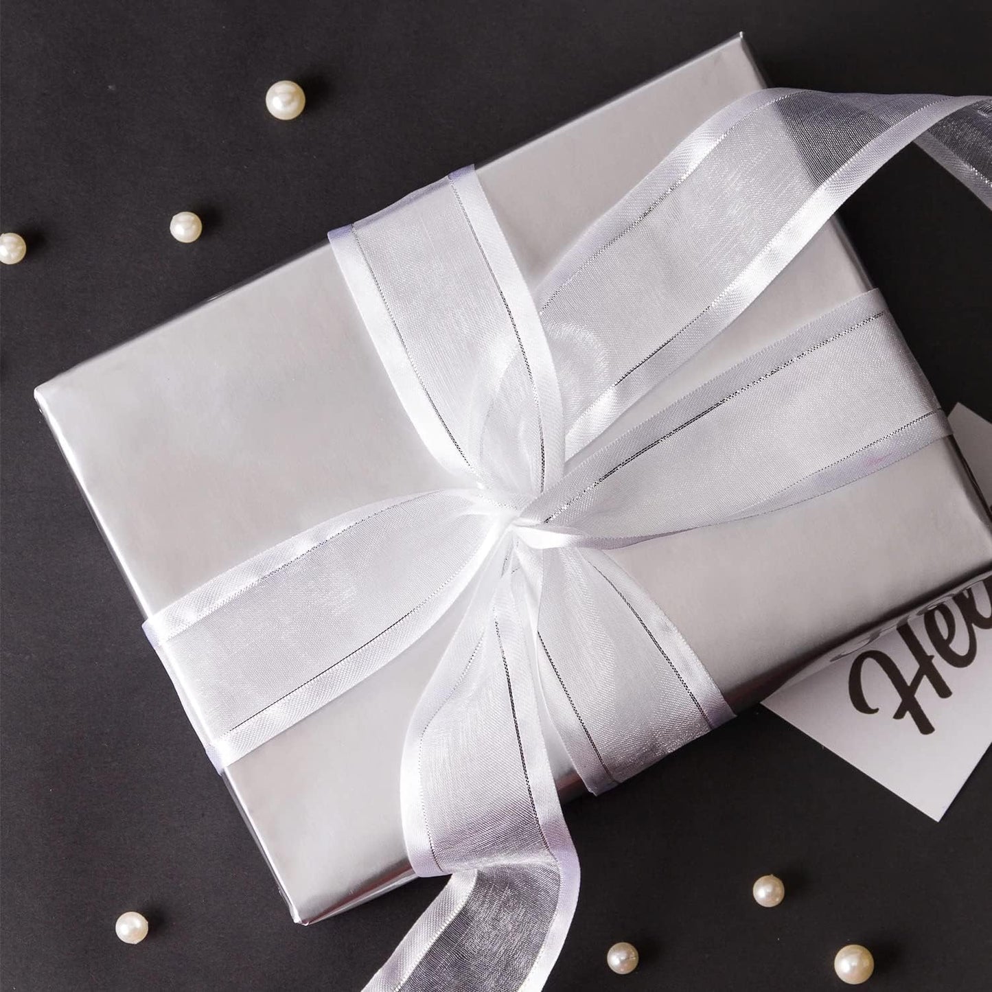 Christmas Metallic Foil Effect Wrapping Papers Rolls