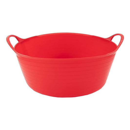 Shallow Tub With Double Handles - 15Ltr, Red