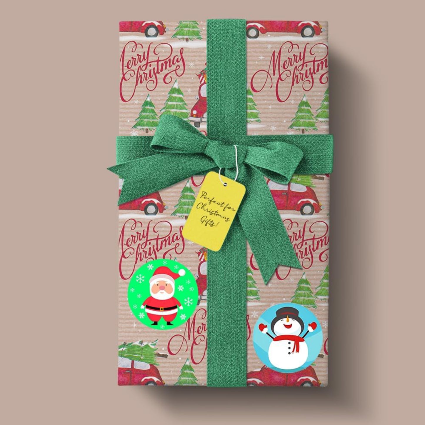 Assorted Christmas Stickers for Xmas Presents - 100pcs