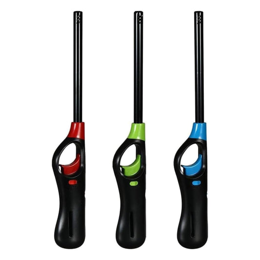 BBQ Lighters Long Reach Multipack Refillable - 3pcs