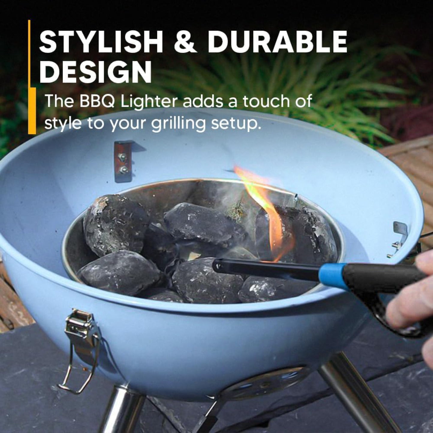 BBQ Multipack Refillable Safety Fire Lighter - Multicolor, 4pcs