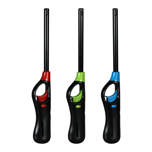 BBQ Multipack Refillable Safety Fire Lighter - Multicolor, 3pcs