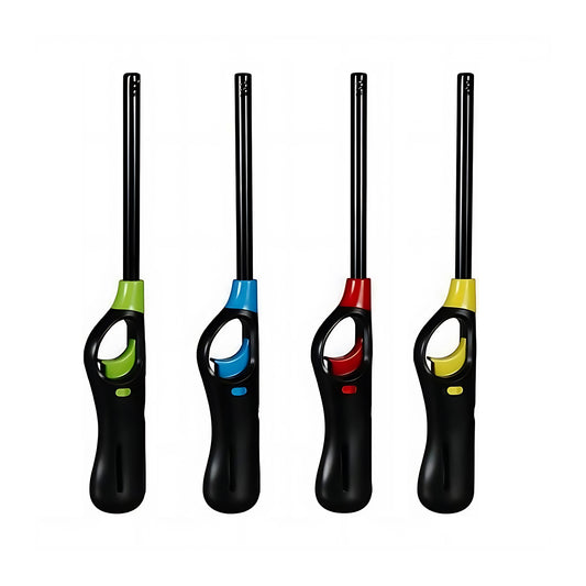 BBQ Multipack Refillable Safety Fire Lighter - Multicolor, 4pcs