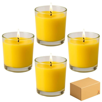 ANGIX Citronella Candles for Indoor & Outdoor Gardens, Patios & Camping