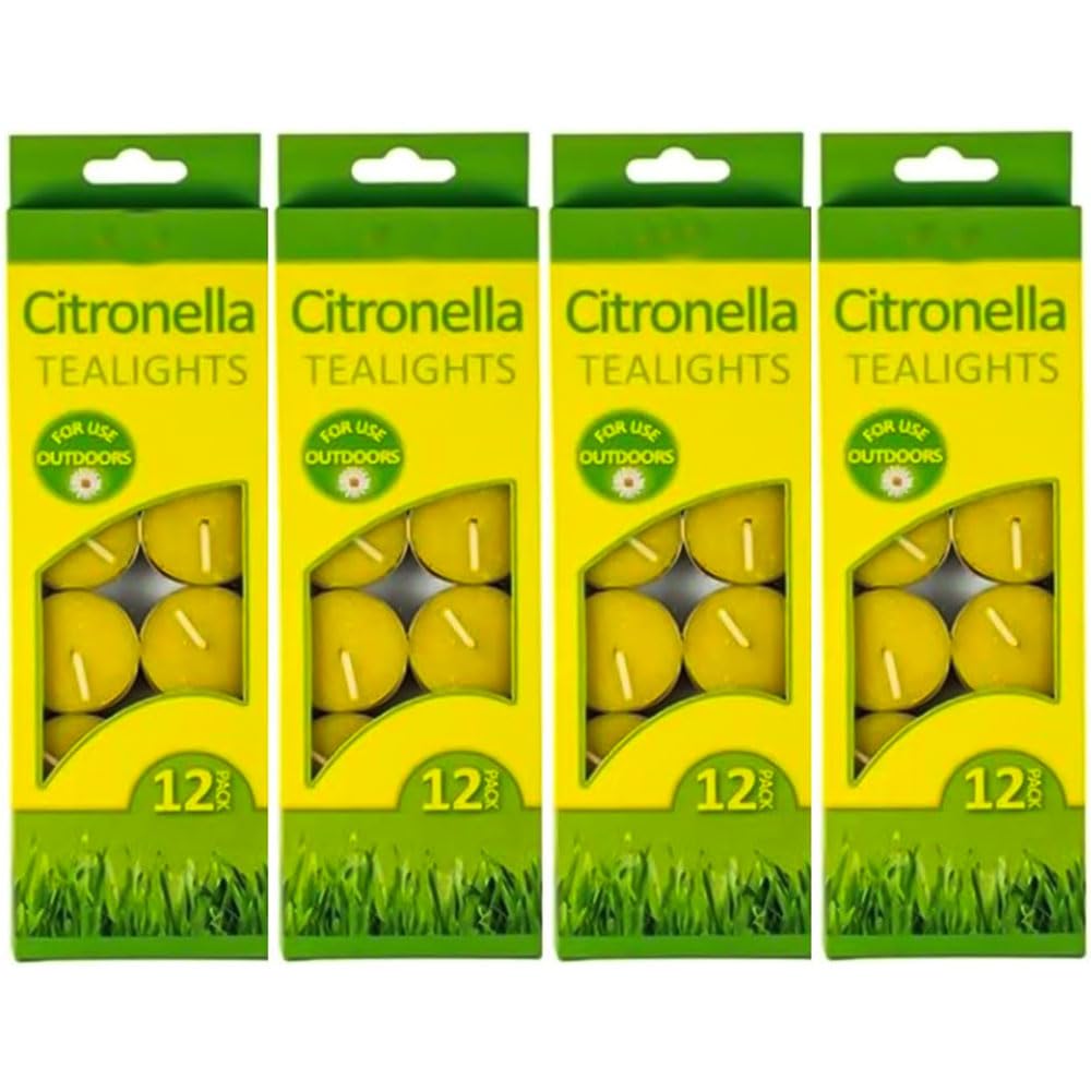 ANGIX Citronella Candles for Indoor & Outdoor Gardens, Patios & Camping