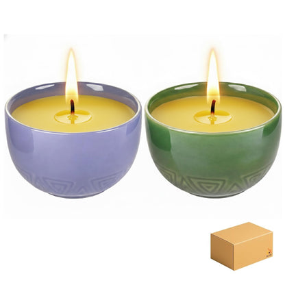 ANGIX Citronella Candles for Indoor & Outdoor Gardens, Patios & Camping