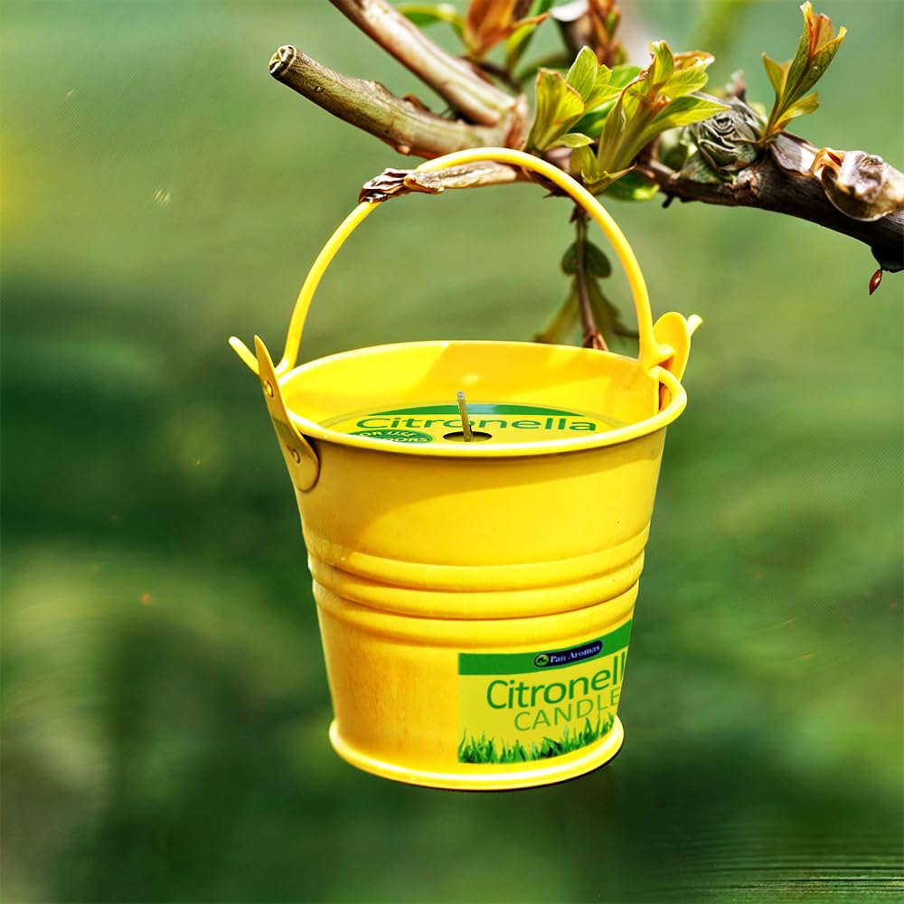 ANGIX Citronella Candles for Indoor & Outdoor Gardens, Patios & Camping