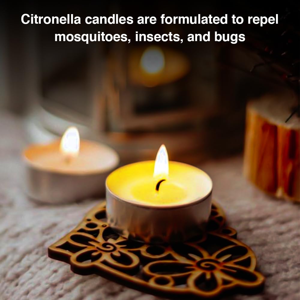 ANGIX Citronella Candles for Indoor & Outdoor Gardens, Patios & Camping