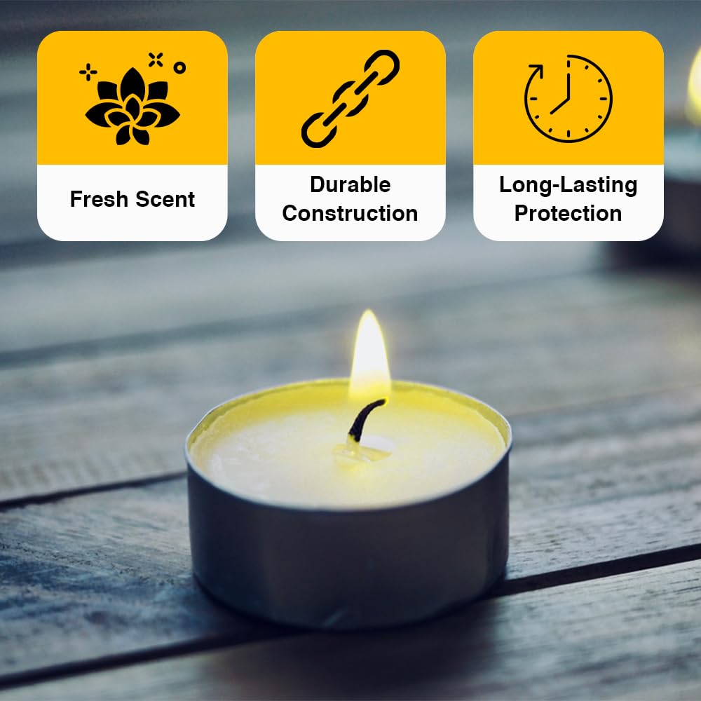 ANGIX Citronella Candles for Indoor & Outdoor Gardens, Patios & Camping