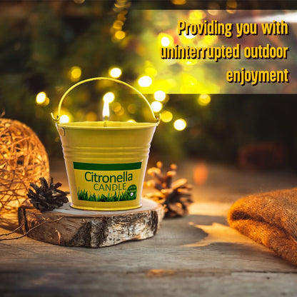 ANGIX Citronella Candles for Indoor & Outdoor Gardens, Patios & Camping