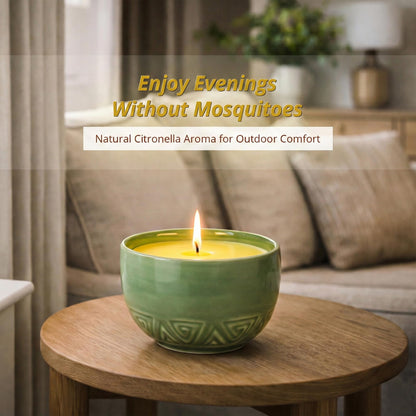 ANGIX Citronella Candles for Indoor & Outdoor Gardens, Patios & Camping