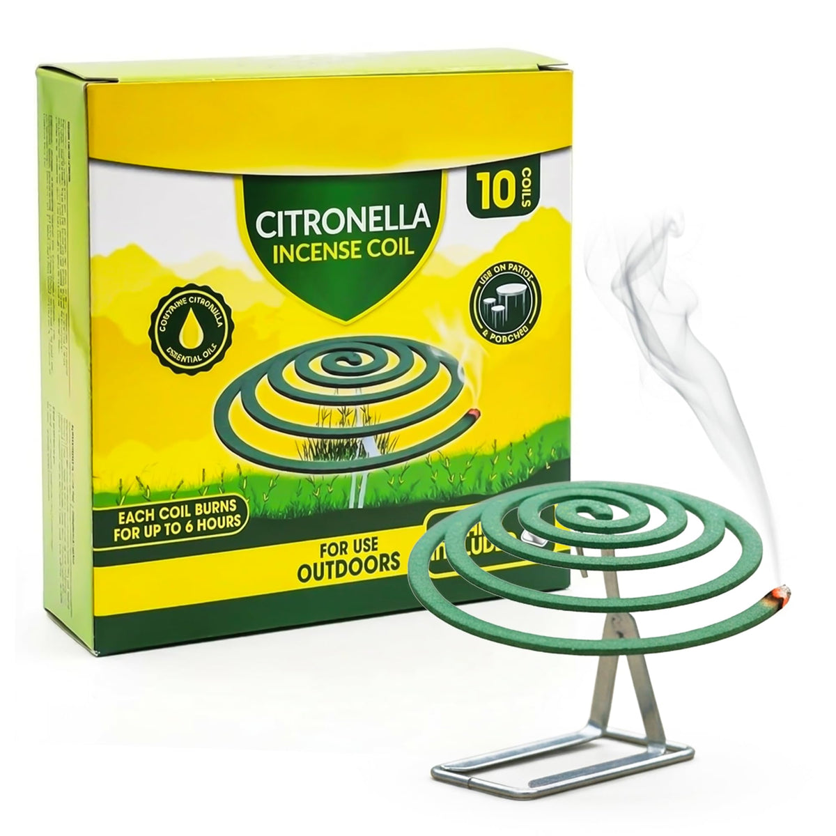 ANGIX Citronella Candles for Indoor & Outdoor Gardens, Patios & Camping