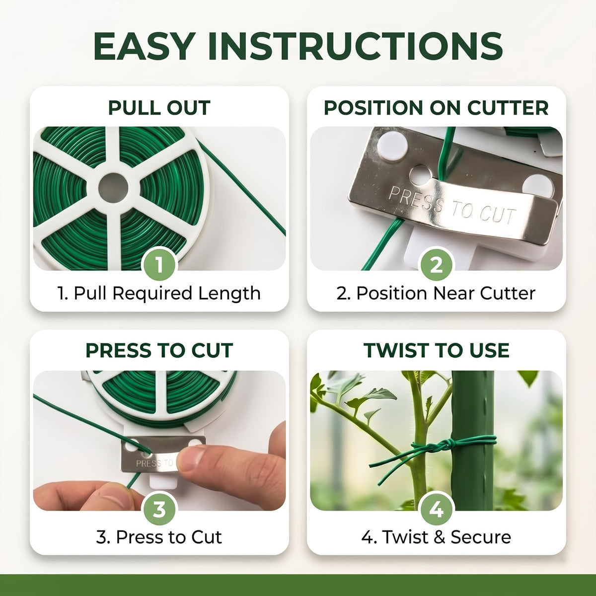 ANGIX Garden Netting, Plant Labels & Plant Ties for Healthy Growth