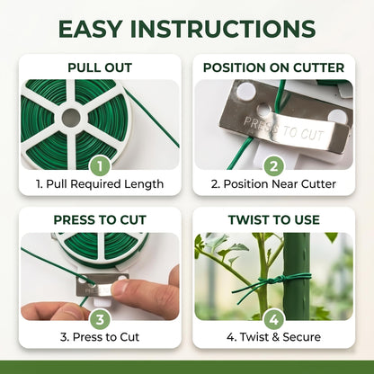 ANGIX Garden Netting, Plant Labels & Plant Ties for Healthy Growth
