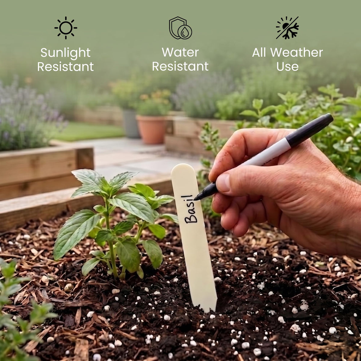 ANGIX Garden Netting, Plant Labels & Plant Ties for Healthy Growth